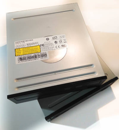 DVD drives used for the laser machine.