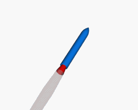 Rocket Thrust Vectoring animation (Credit: NASA)