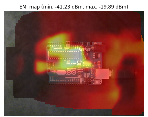 Arduino Uno board EMI scan