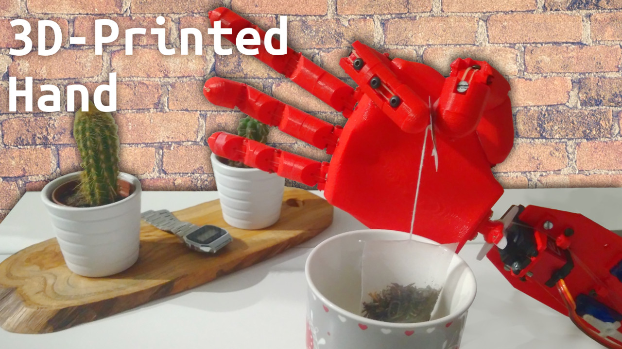3D-printed prosthetic hand