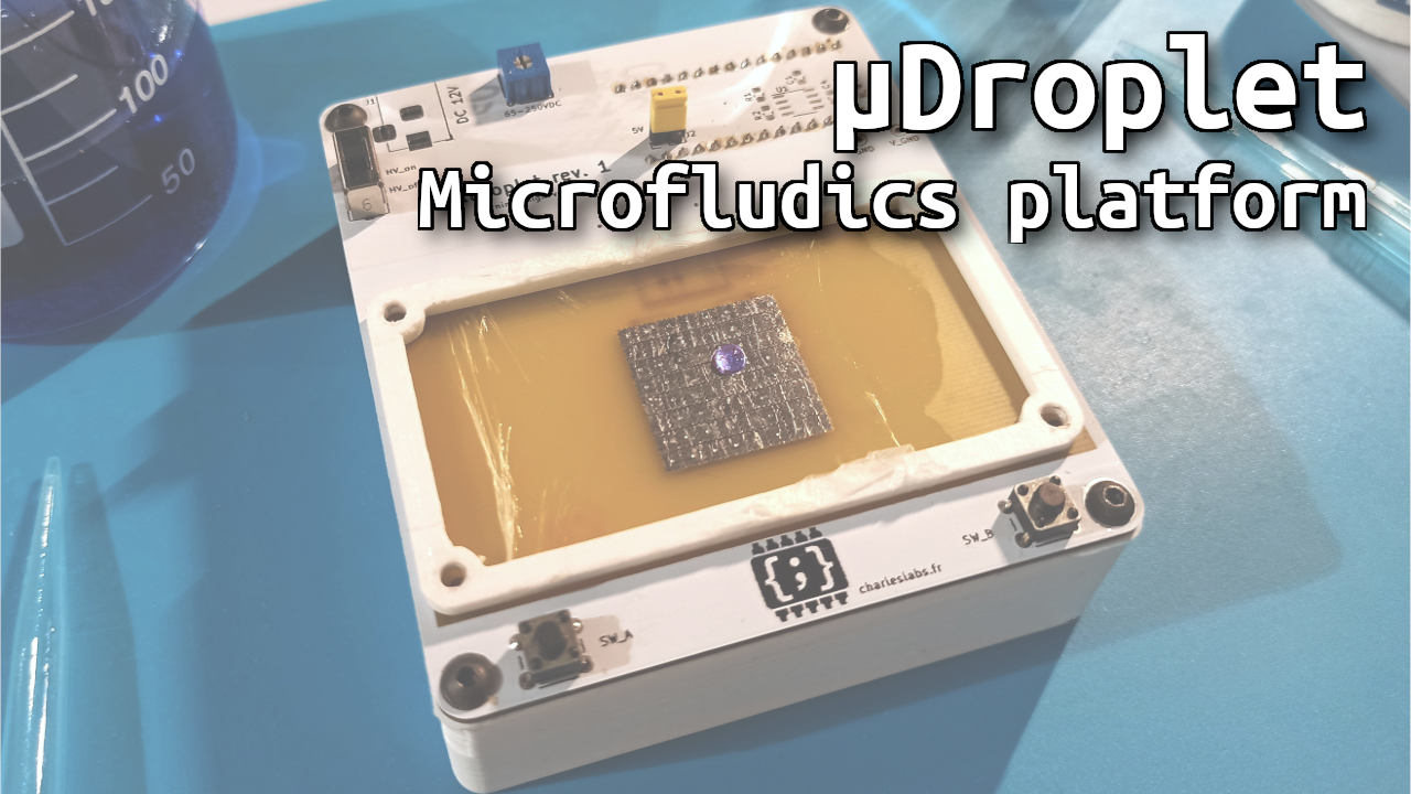 Microfluidics Electrowetting platform